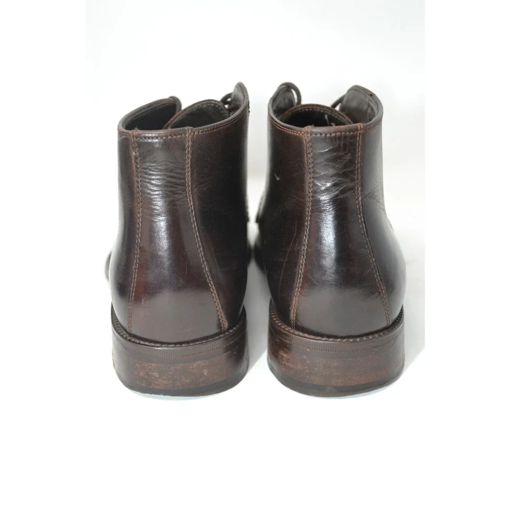Calzoleria Toscana Handmade Designer Leather Italy‎ Brown Chukka Boots Mens 41
